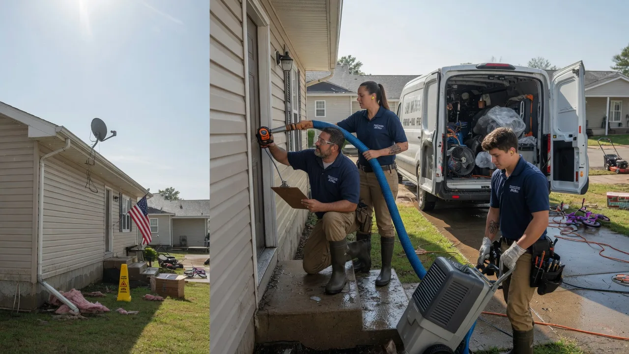 Ceiling Water Damage Restoration in Marble Falls, AR near me